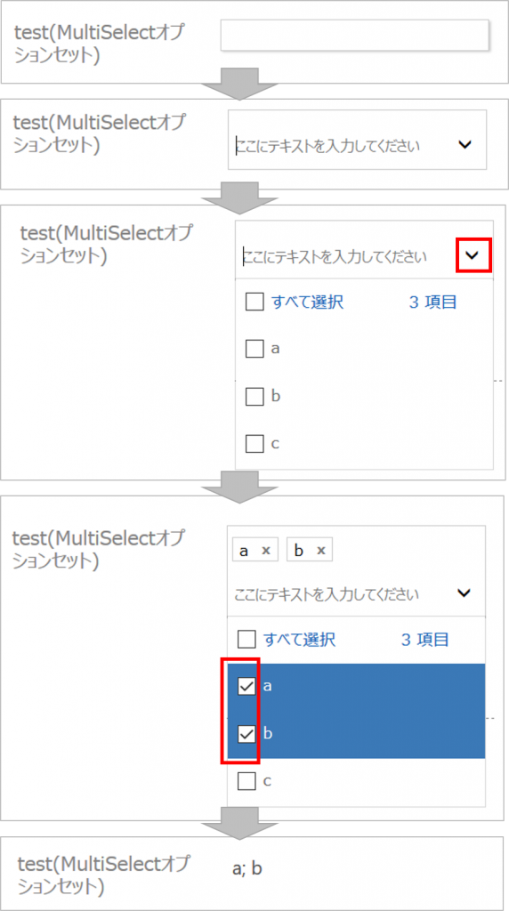 Dynamicsのフォーム画面