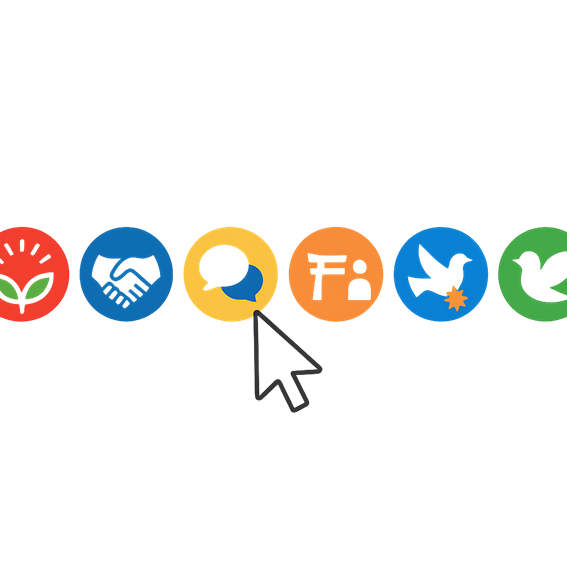 政治がアイコン化しているイメージ